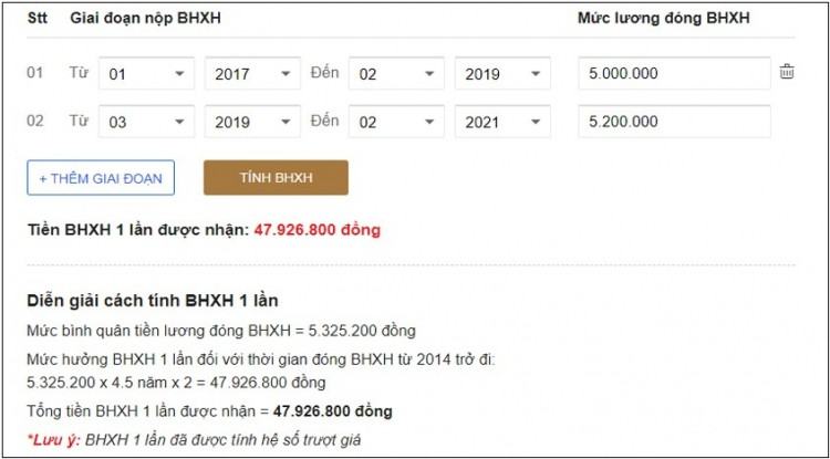 cách tính lương hưu bảo hiểm xã hội