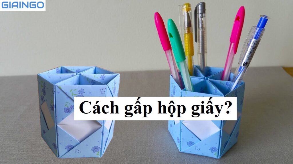cach gap hop giay