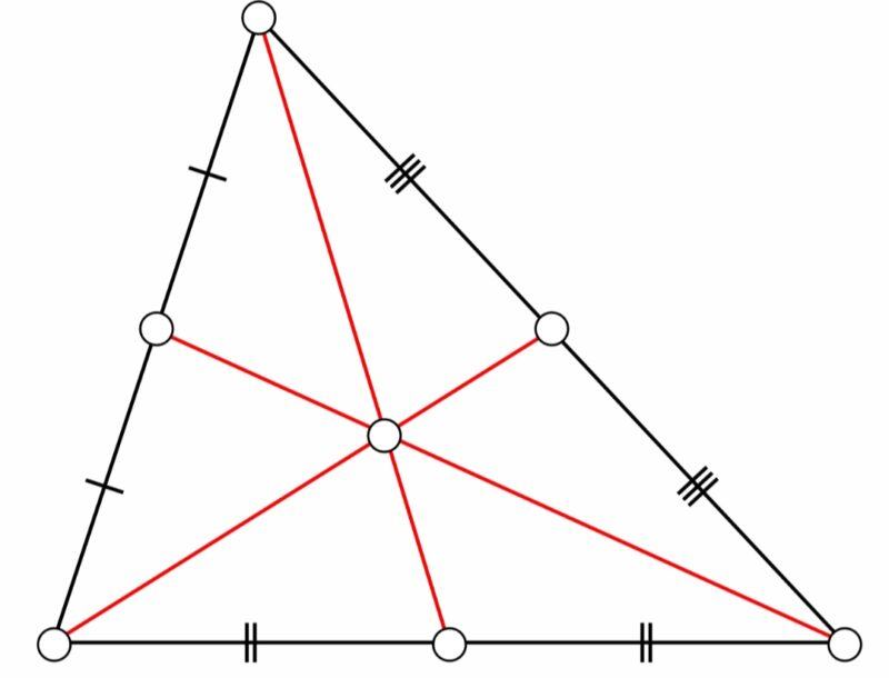 Trọng tâm của một tam giác là gì?