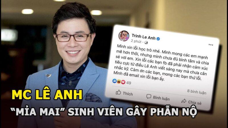 MC Trịnh Lê Anh là ai?