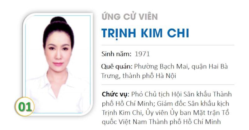 NSƯT Trịnh Kim Chi là ai