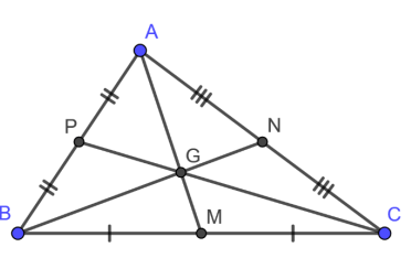 Tính chất trọng tâm tam giác và cách xác định trọng tâm
