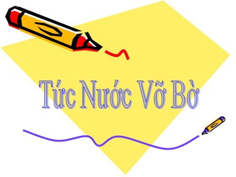 Ý nghĩa nhan đề Tức nước vỡ bờ