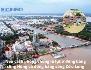 Nêu cách phòng chống lũ lụt ở đồng bằng sông Hồng và đồng bằng sông Cửu Long