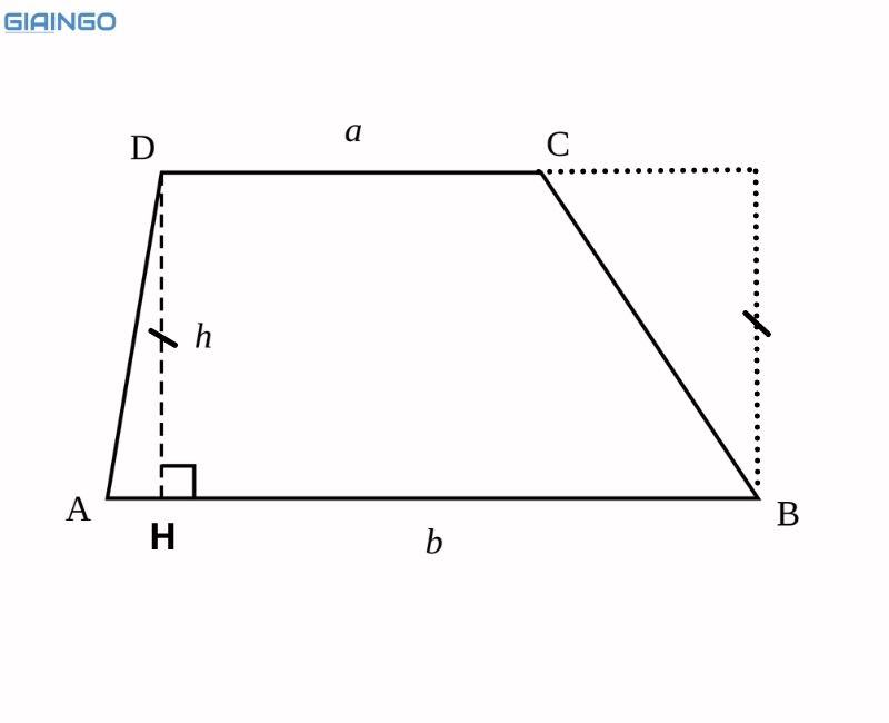Cách tính diện tích hình thang – Giải bài tập Toán lớp 8