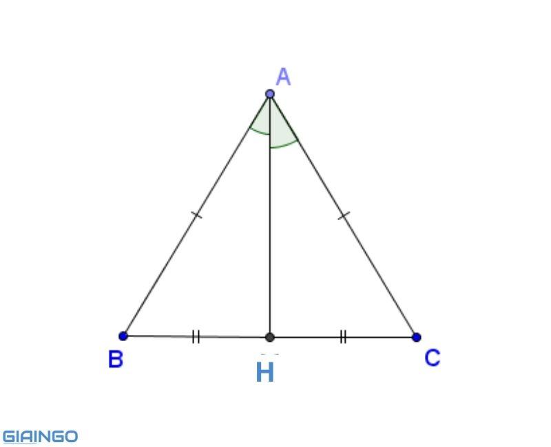 đường cao trong tam giác cân có tính chất gì