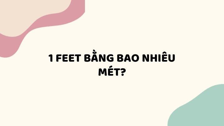 1 Feet bằng bao nhiêu mét?