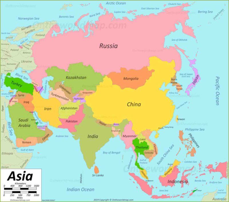 Trung Quốc nằm ở khu vực nào của châu Á? Các thông tin hay về Trung Quốc