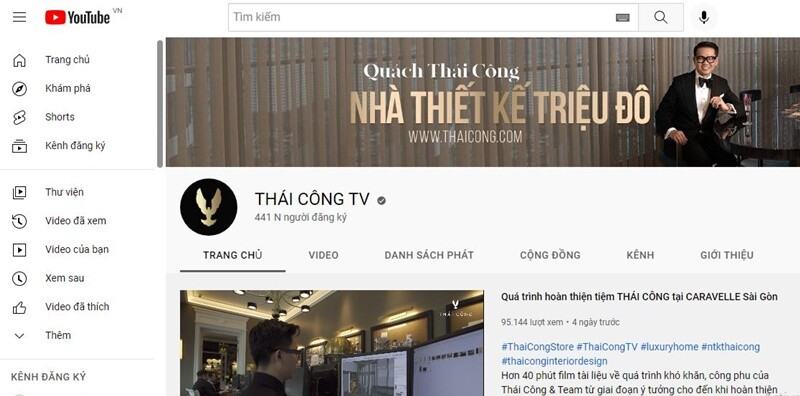 Tai khoan MXH của Quach Thai Cong