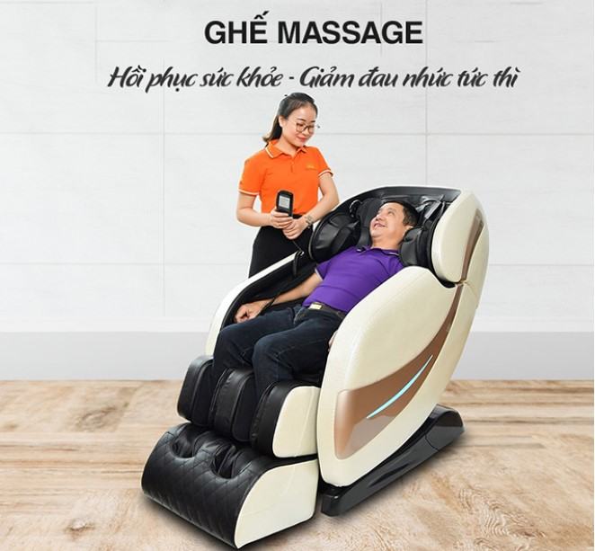ghế massage queen crown
