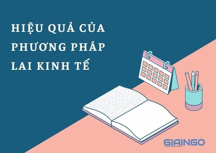 Hiệu quả của phương pháp lai kinh tế