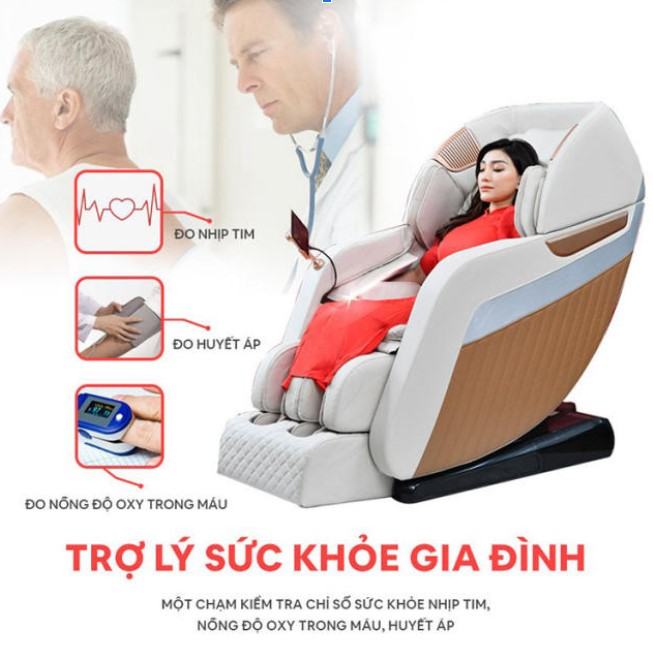 ghế massage theo dõi sức khỏe