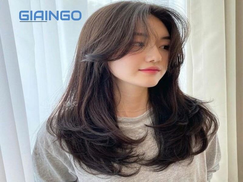 tóc thẳng tự nhiên tỉa layer