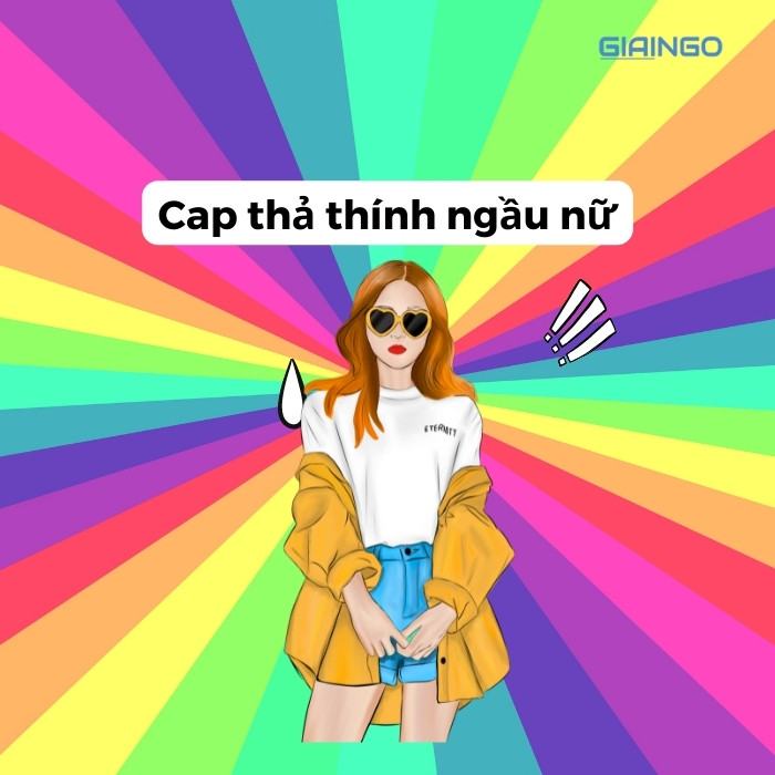 Cap thả thính ngầu nữ