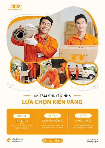 Chuyển văn phòng tại Kiến Vàng Việt Nam - Dịch vụ trọn gói chất lượng - giá tốt nhất hiện nay