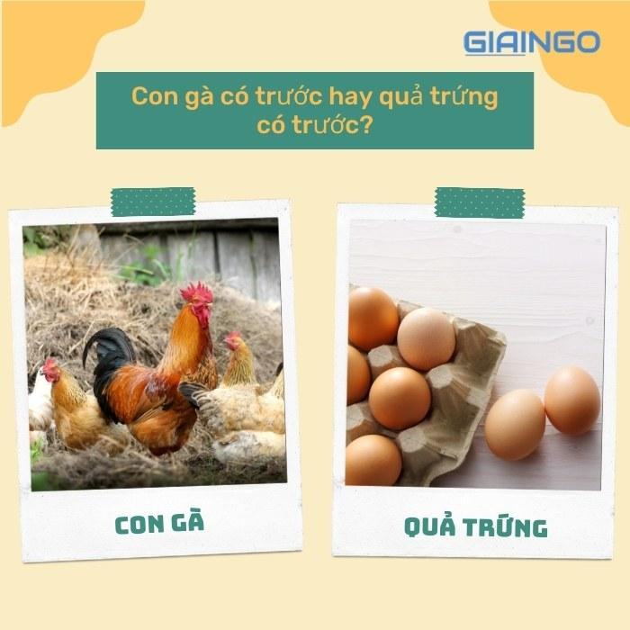 Con gà có trước hay quả trứng có trước