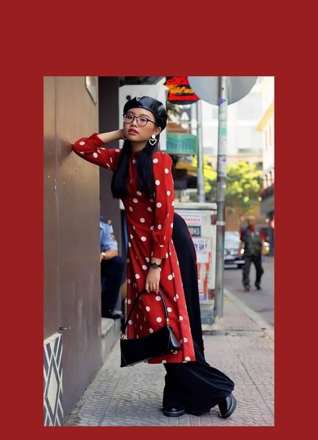 Giày đế bánh mì mặc áo dài