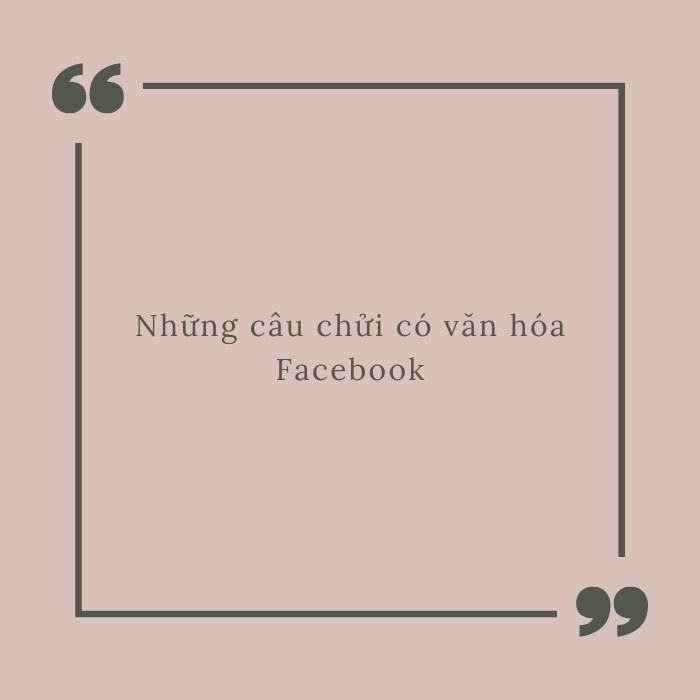 Những câu chửi có văn hóa Facebook