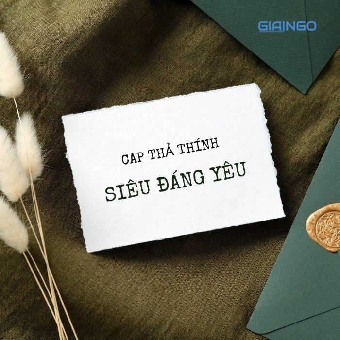 Cap thả thính siêu đáng yêu