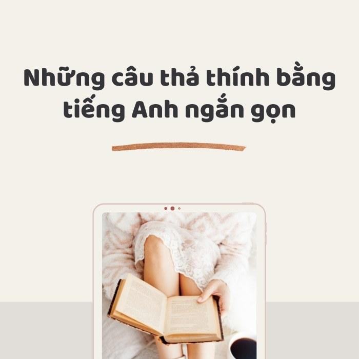 Những câu thả thính bằng tiếng Anh ngắn gọn