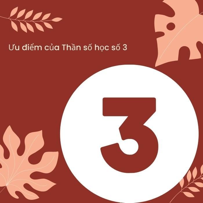 Ưu điểm của Thần số học số 3