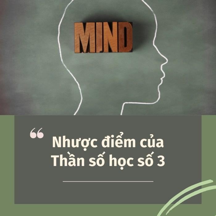 Nhược điểm của Thần số học số 3