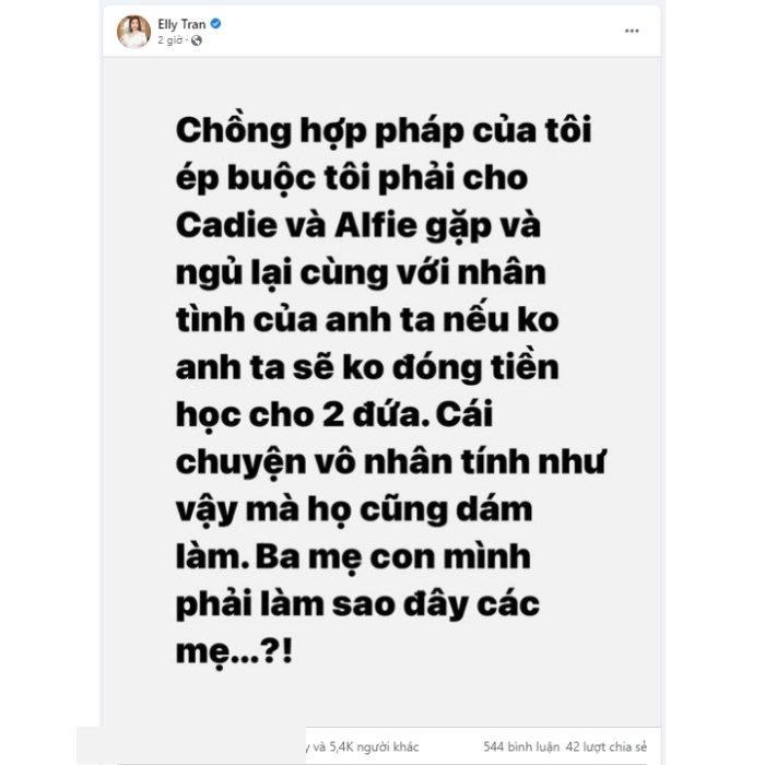 hình ảnh chồng Elly Trần bị tố ngoại tình