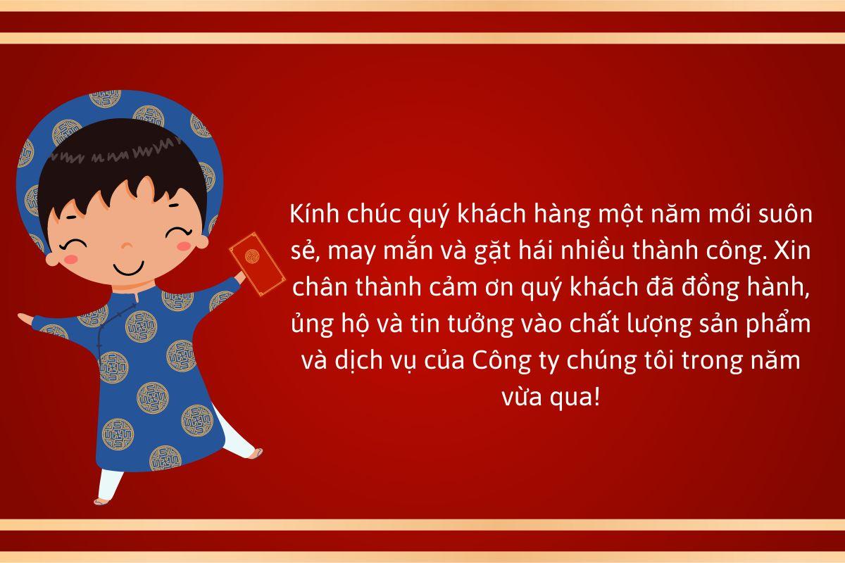 Câu chúc Tết Dương lịch cho khách hàng