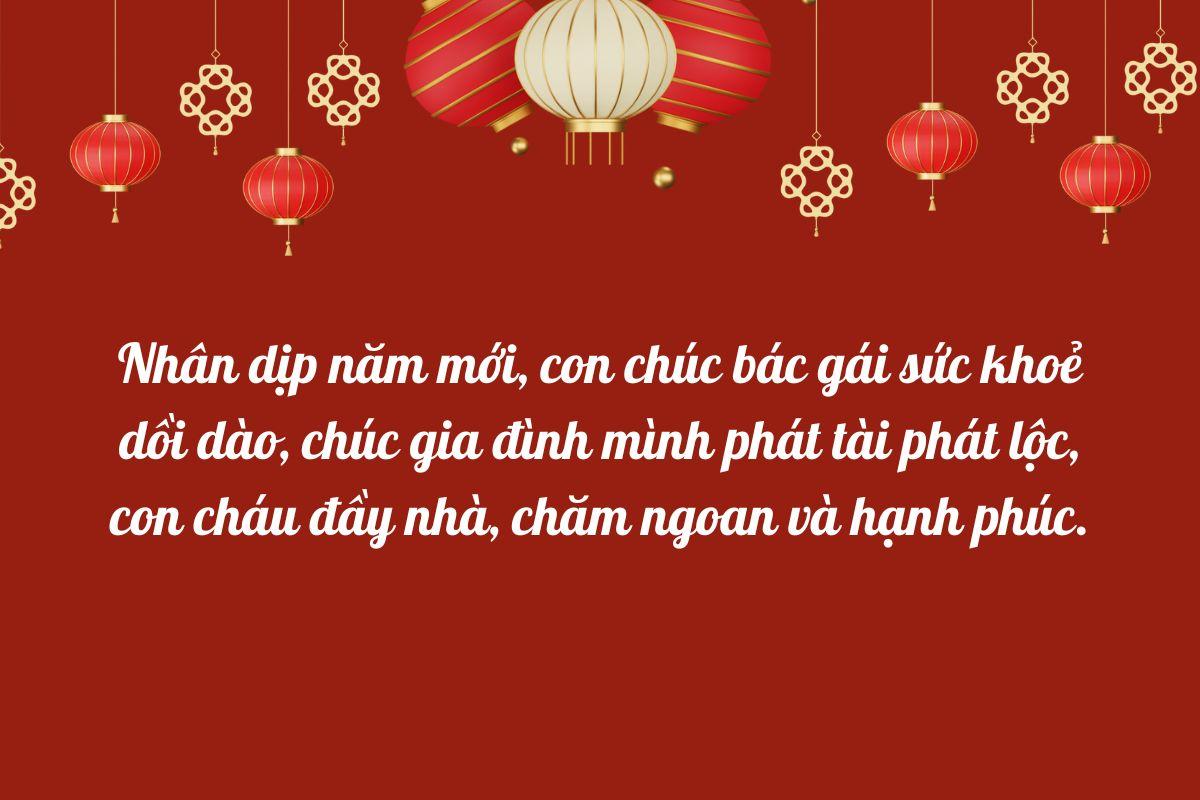 Lời chúc tết mẹ người yêu tình cảm