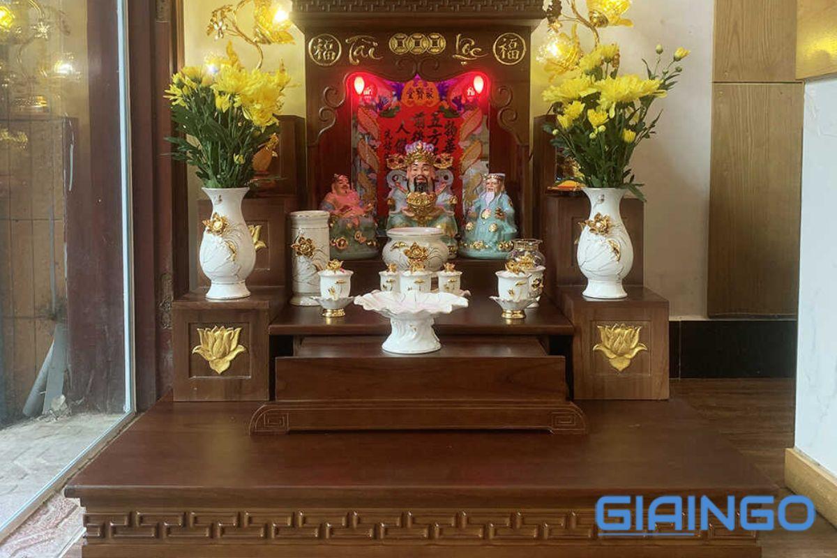 Cách đặt bàn thờ ông Thần tài