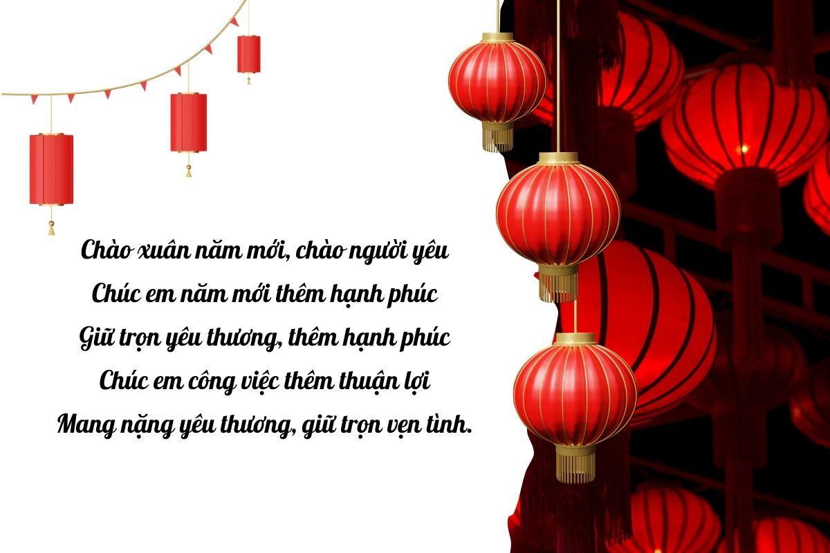 Thơ chúc tết người yêu