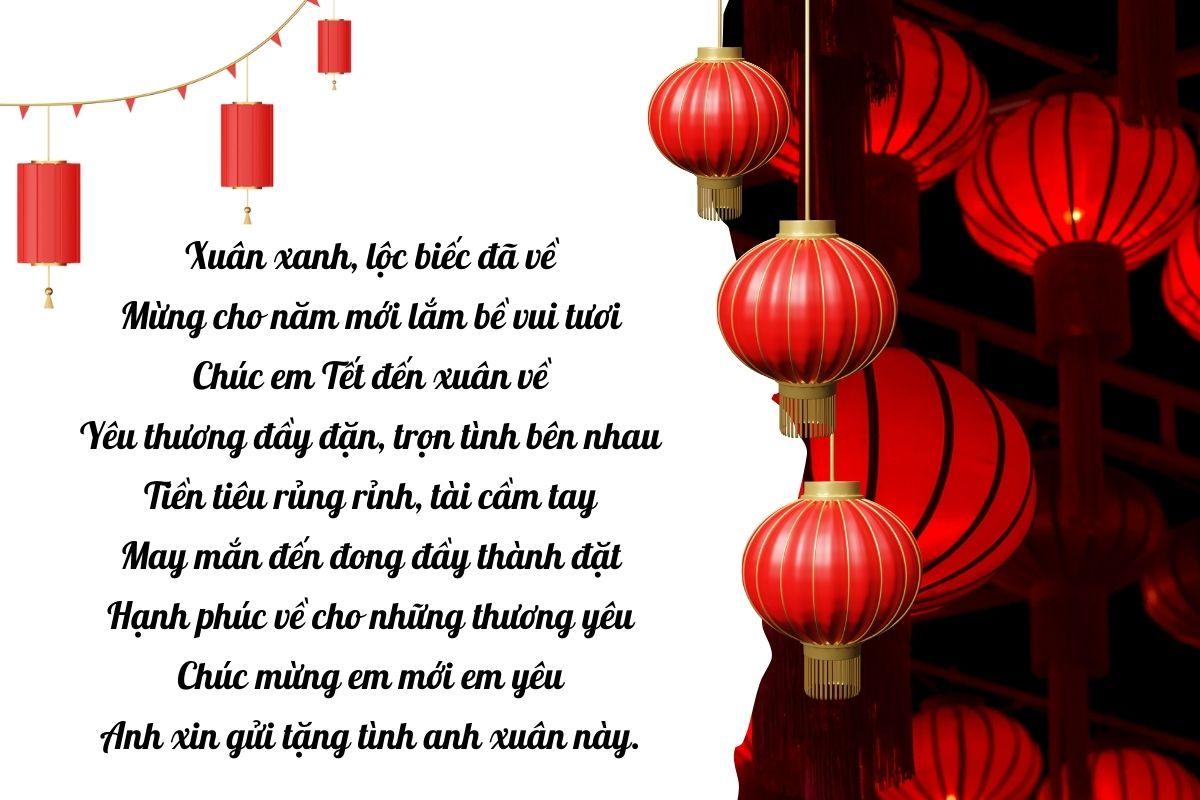 Thơ chúc tết người yêu