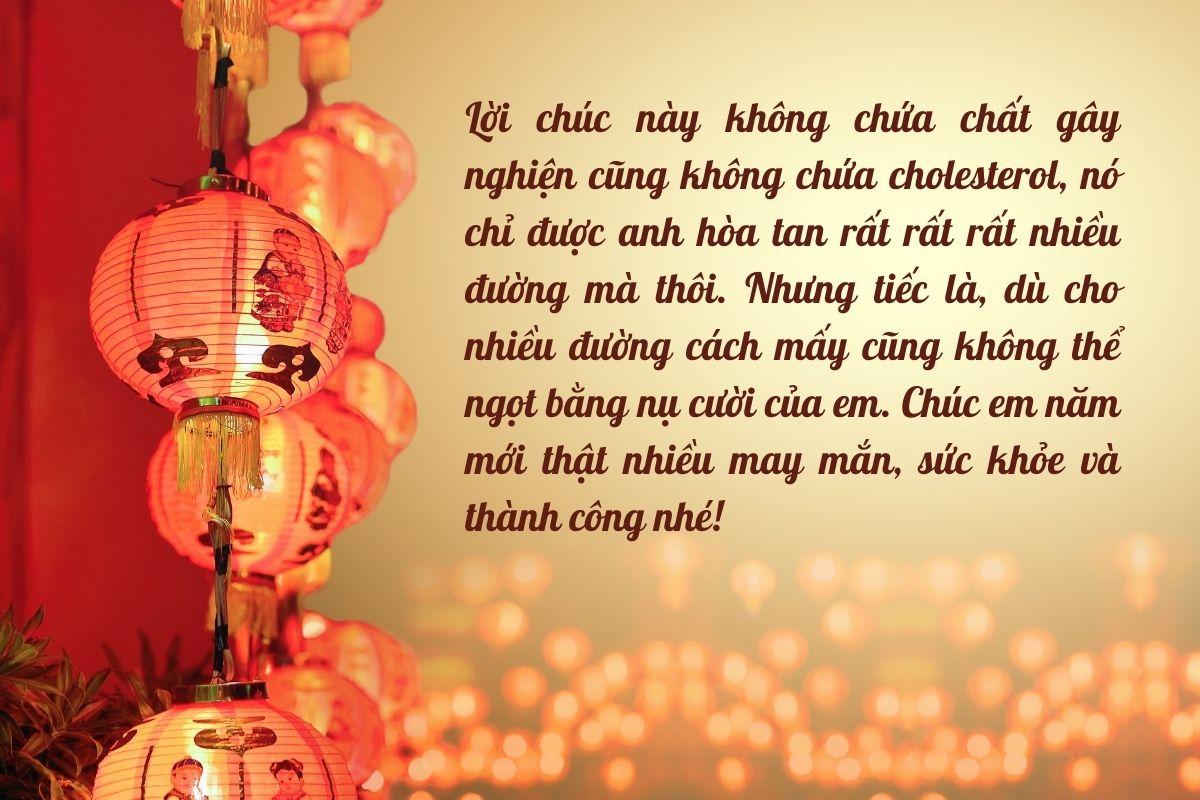 Những lời chúc tết người yêu hài hước