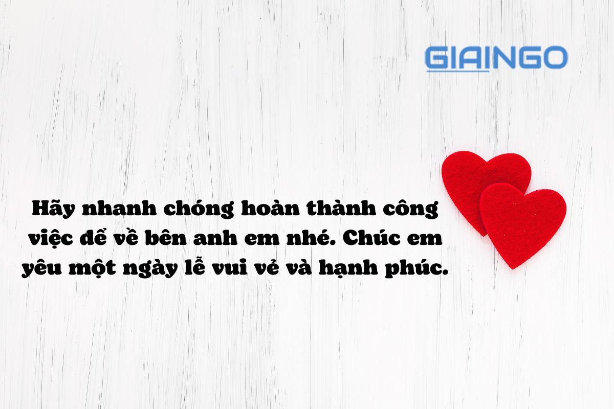 Câu chúc valentine cho bạn gái