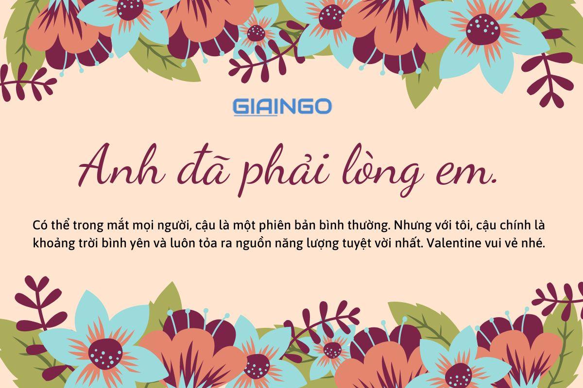 Lời chúc valentine ngọt ngào