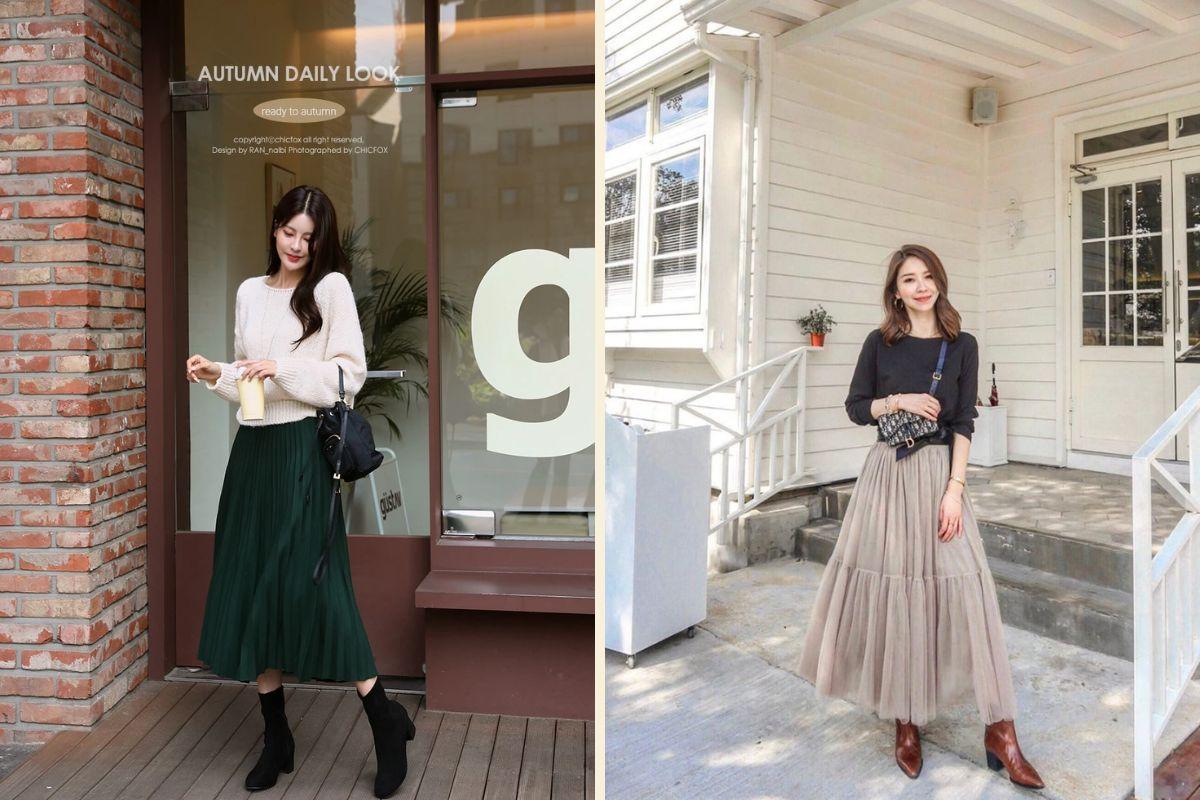 Phối đồ giày boot nữ cổ thấp