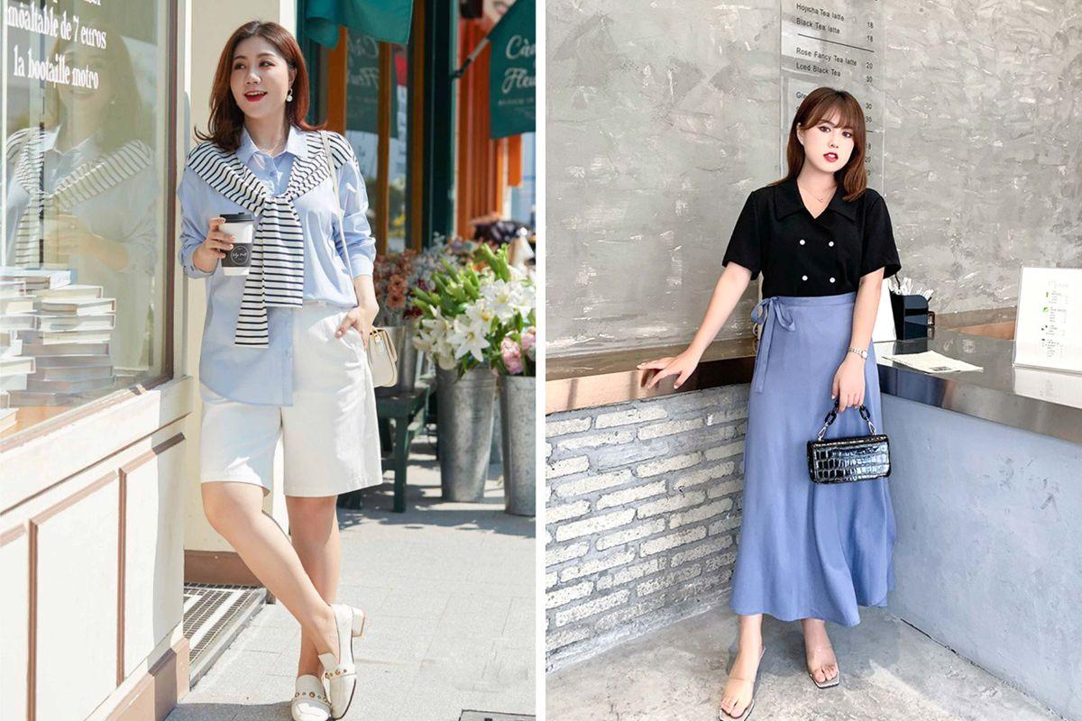 Bụng béo chân ngắn nên mặc gì