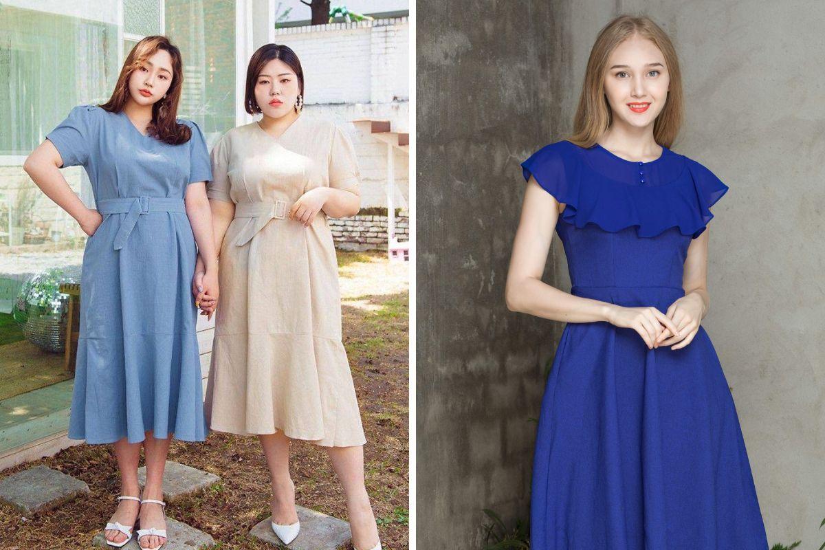 Béo bụng chân ngắn mặc gì