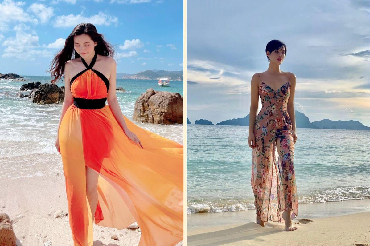Váy đi biển cho người béo lùn