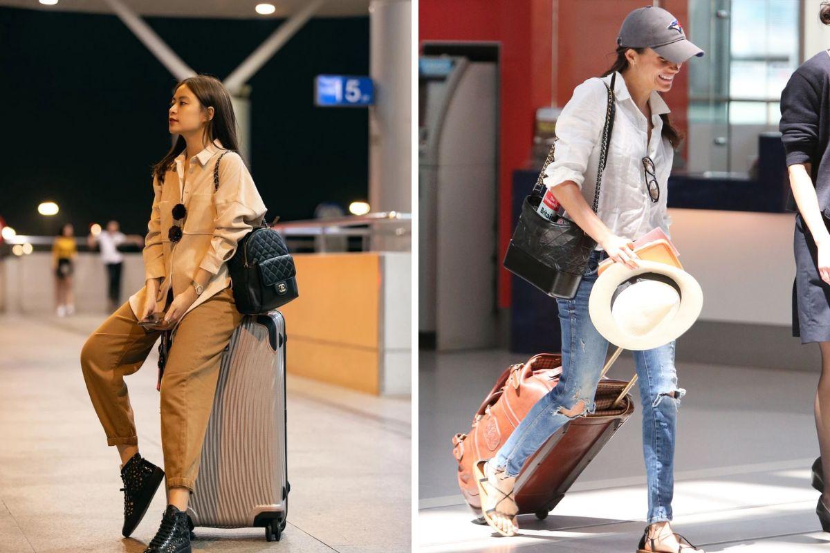 Ra sân bay mặc gì đẹp