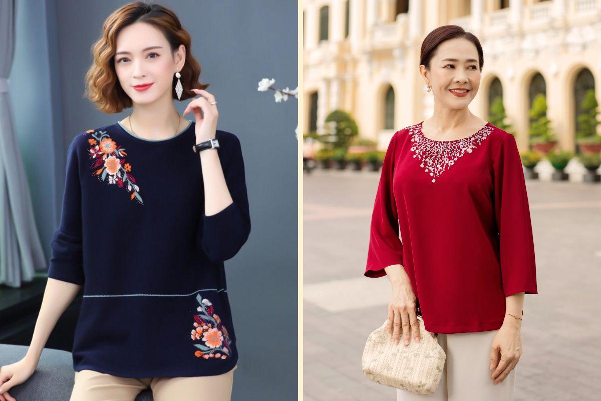 Nữ 60 tuổi mặc gì