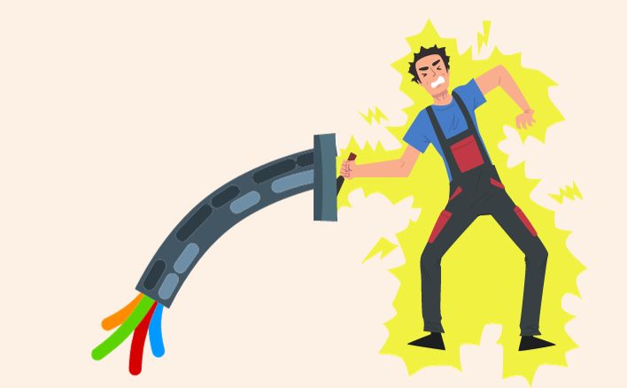 Nguyên nhân gây ra tai nạn điện Công nghệ 8